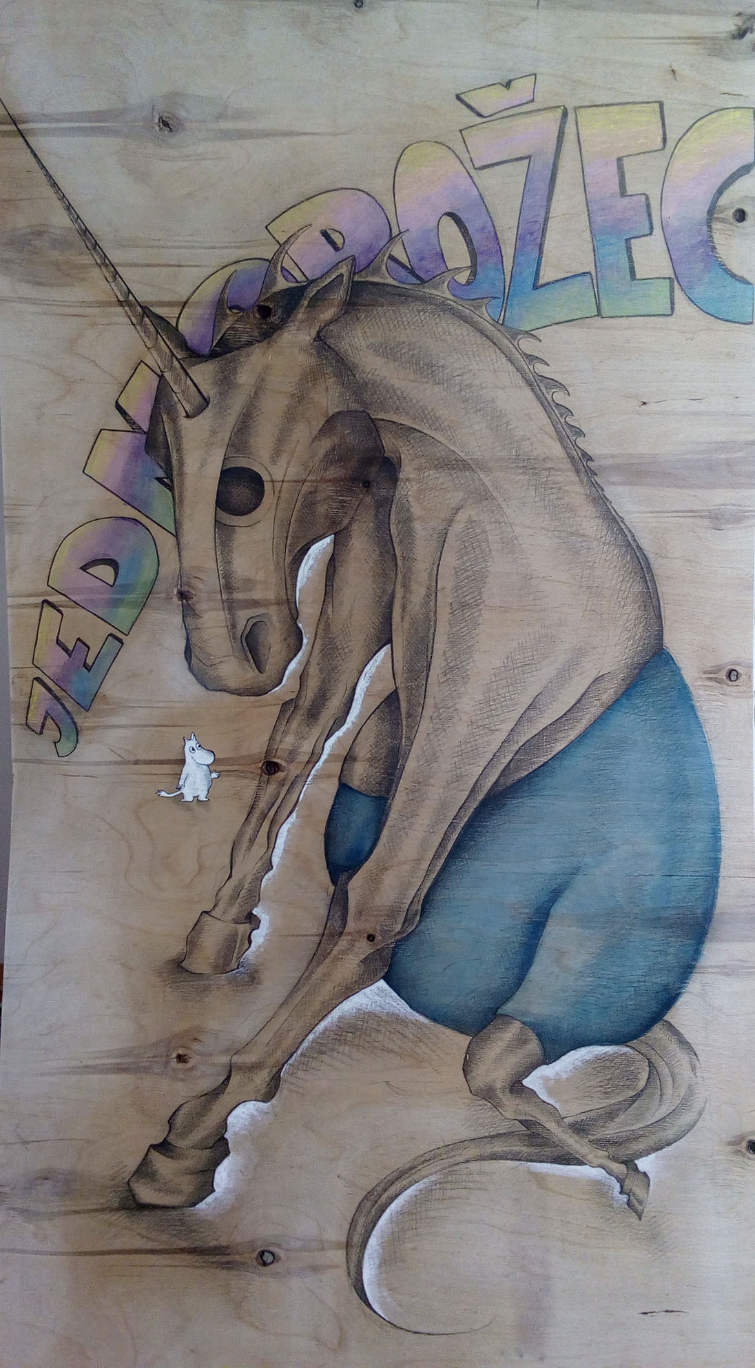 Jednorožec s mumínkem