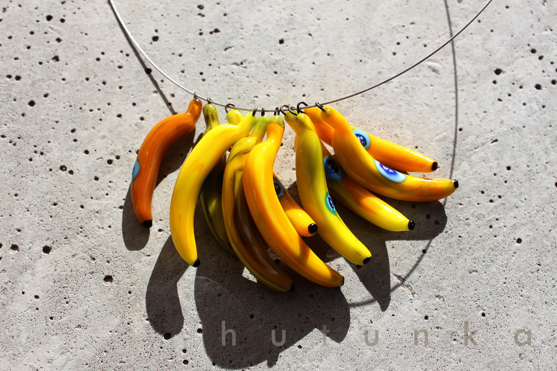 Banány trs - náhrdelník
