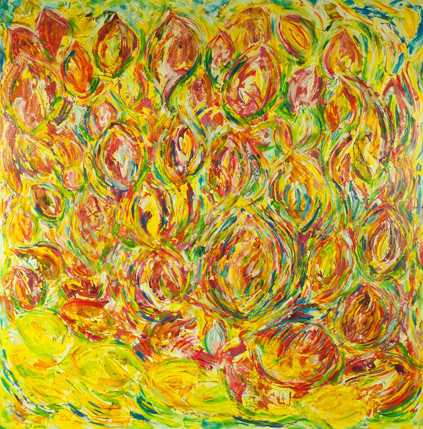 Růže na citrónech