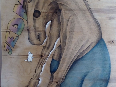 Jednorožec s mumínkem