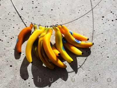 Banány trs - náhrdelník