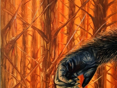 Seskveč klepe na strom